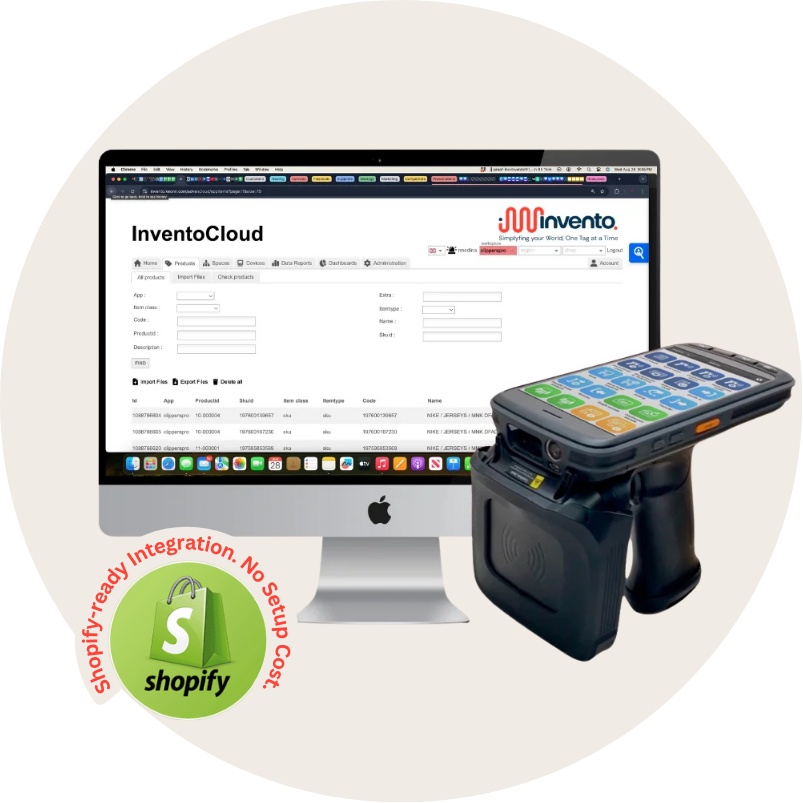 InventoCloud Shopify-ready